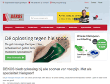 Tablet Screenshot of dekos.nl